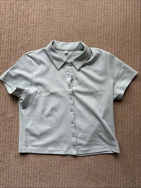 Uniqlo Mini Polo Shirt, M, 51 Green